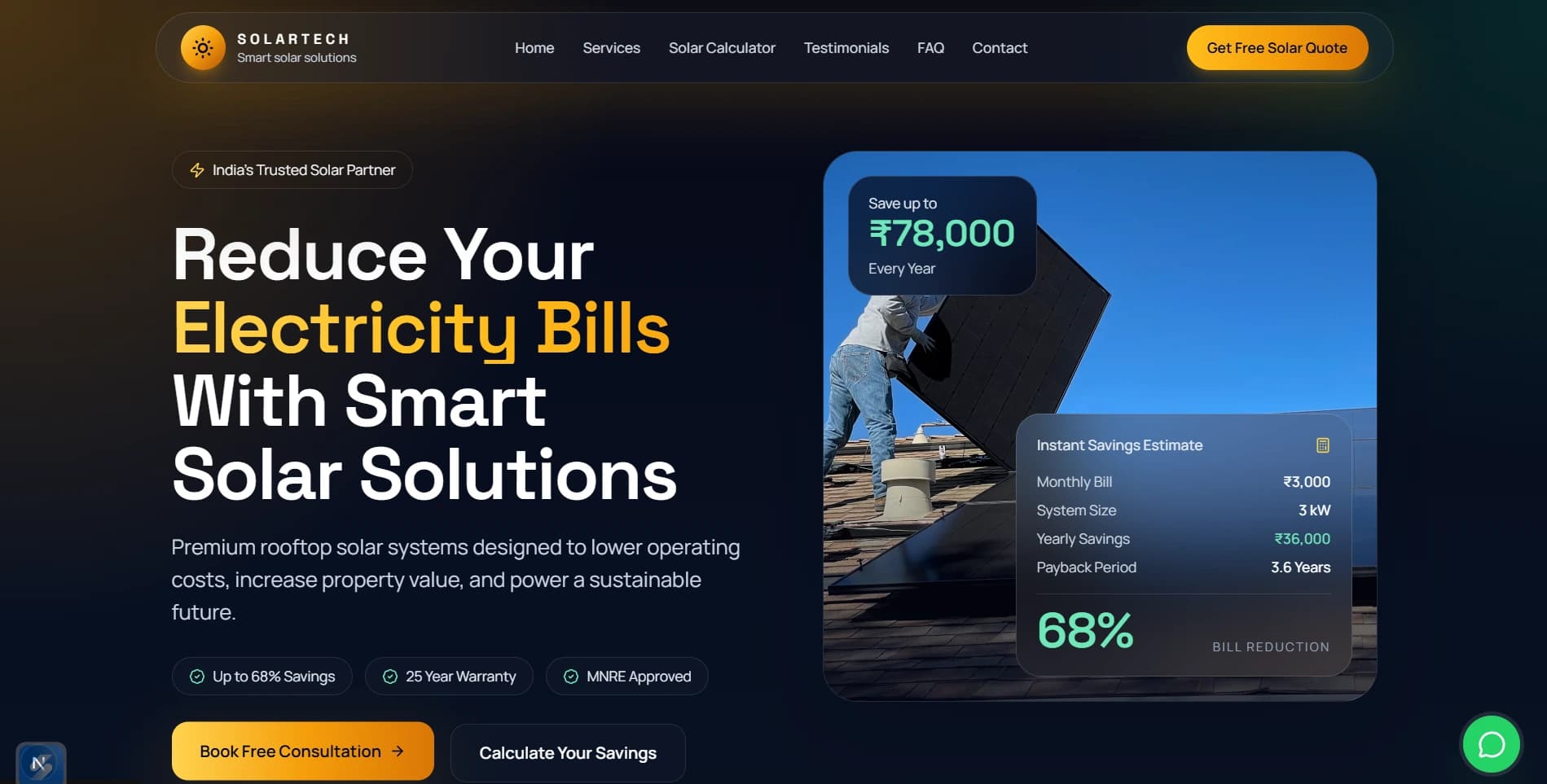 Solartech project preview